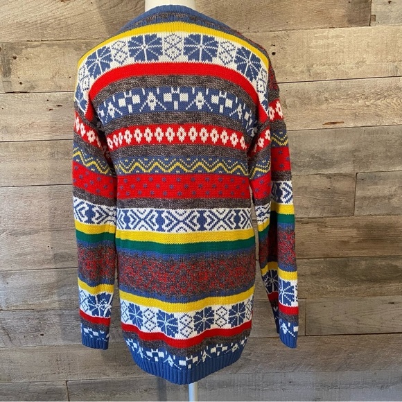 Vintage Tan Jay women’s multicoloured Nordic style sweater in size small - Picture 3 of 6